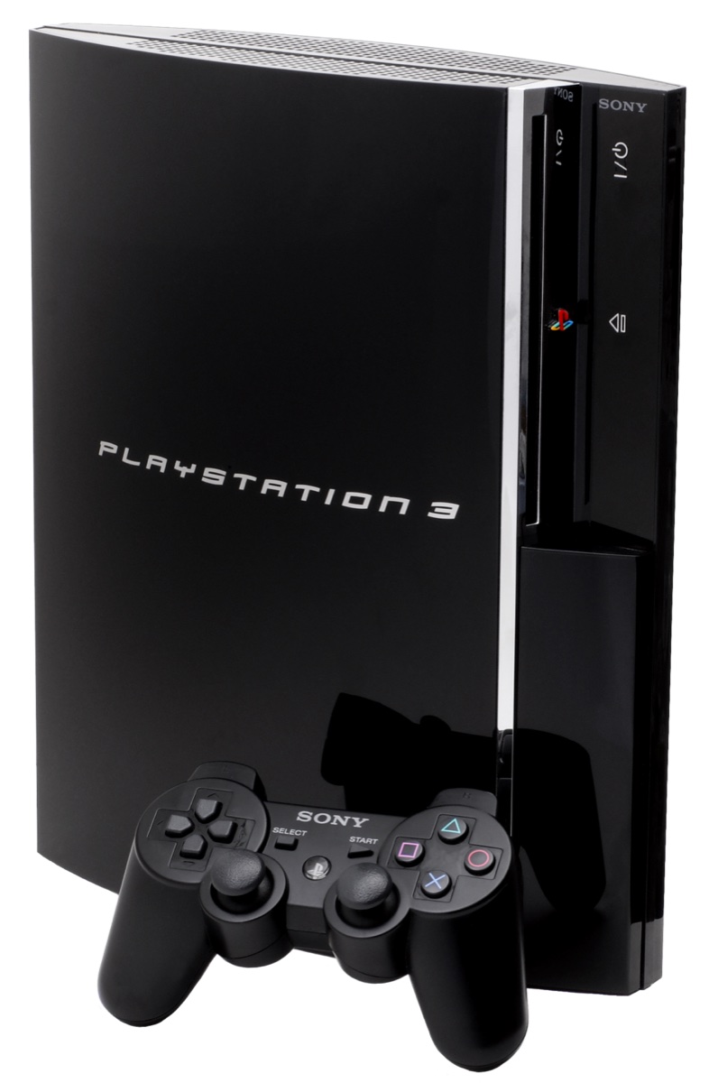 Fat PS3 80GB console, studio shot